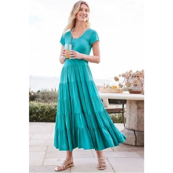 soft surroundings formal dresses Soft Surroundings Fall Preview- Anais Maxi Dress and Slip